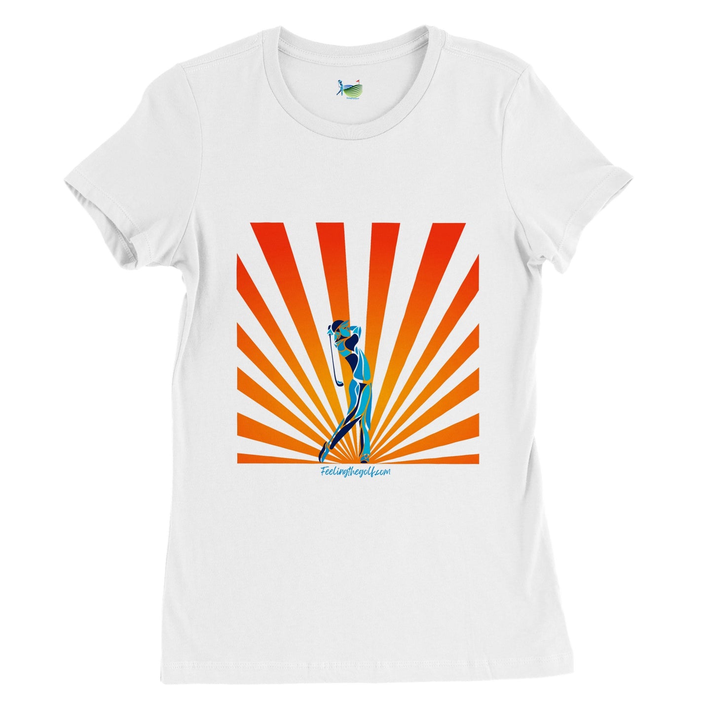 002 Premium T-shirt - superlogo (women)