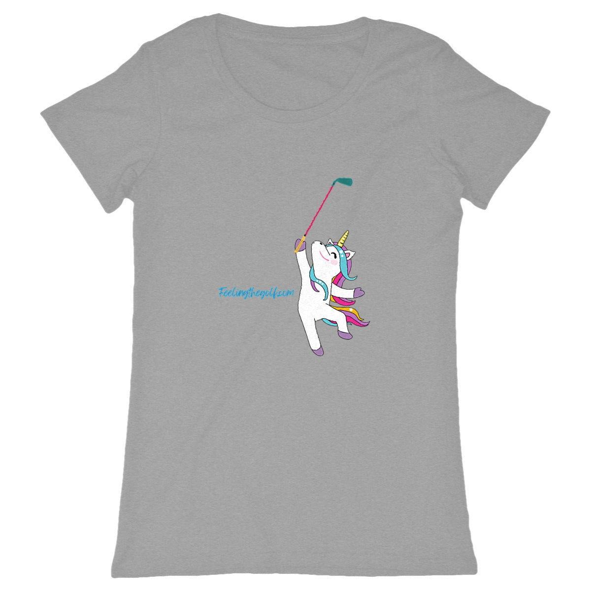 Woman t-shirt Change - unicorn